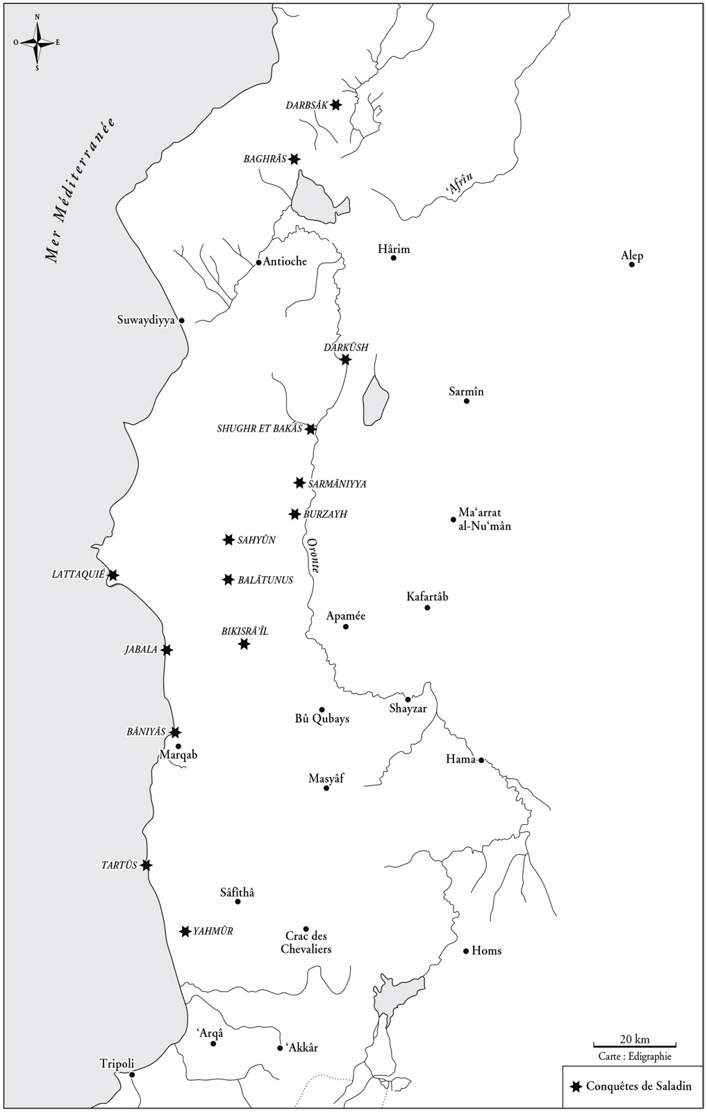 La campagne de Saladin en Syrie du Nord (1188)