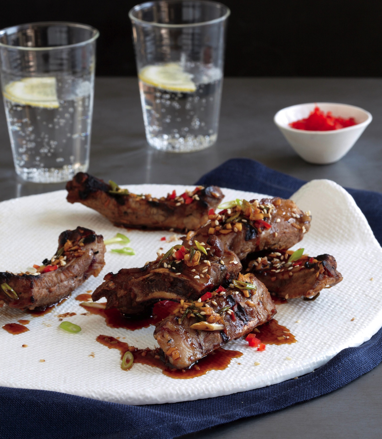 spicy sesame ribs