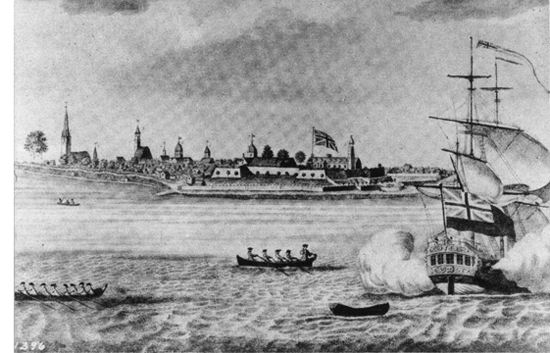 FORT GEORGE AND THE CITY OF NEW YORK (c.1760)