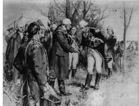 BURGOYNE SURRENDERS TO GATES, OCTOBER 17, 1777