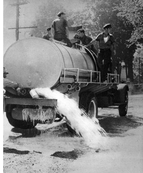 MILK STRIKE, MT. UPTON (AUGUST 1939)