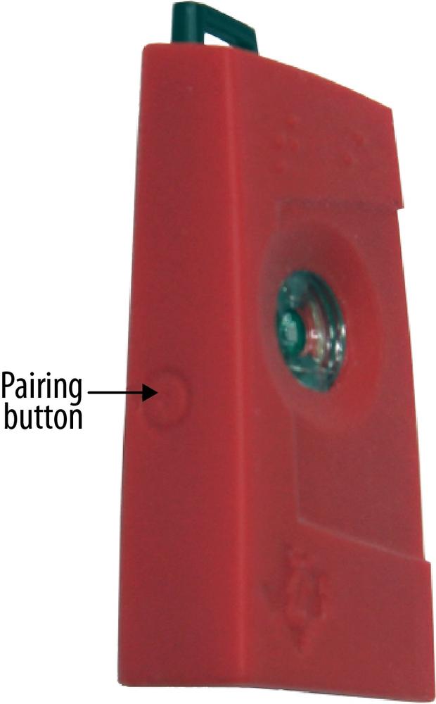 SensorTag pairing button