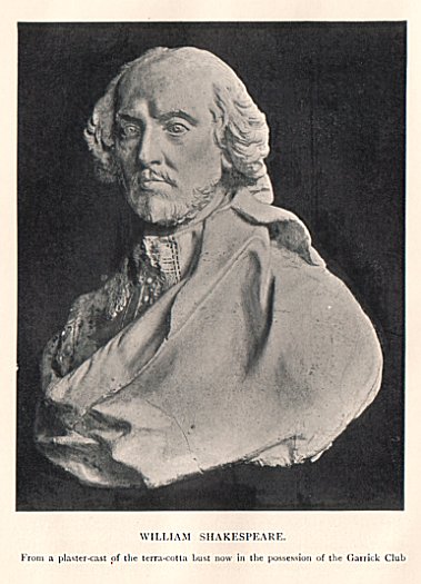 Plaster-cast of bust of William Shakespeare