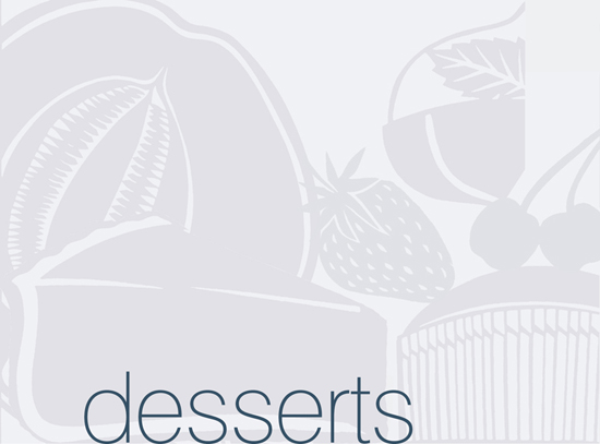 desserts