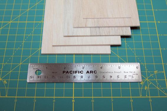 Fins are usually cut from sheets of balsa wood, although preformed plastic fins are fairly common.