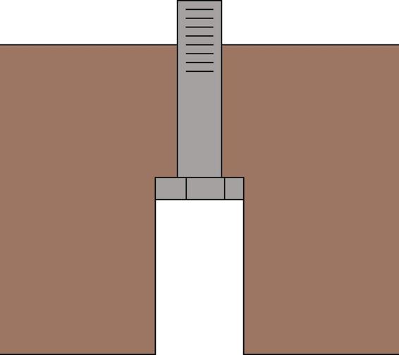 Cutaway drawing showing how to use shorter bolts to mount the drill chuck.