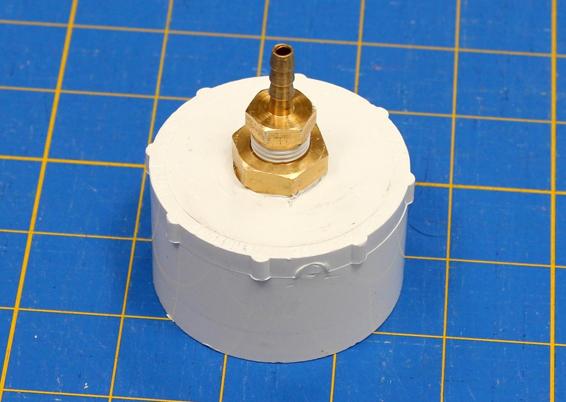 The completed pressure cap.