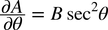 The new tracking equation will use an angle α. Dropping a line from apogee splits the baseline into two components, b1 and b2, that add to B.