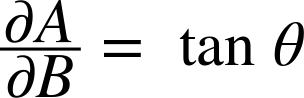 The new tracking equation will use an angle α. Dropping a line from apogee splits the baseline into two components, b1 and b2, that add to B.