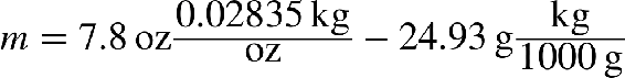 Example: Find the speed of descent for a rocket