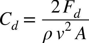 Example: Find the coefficient of drag for a streamer rocket