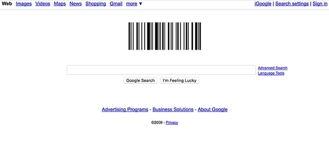 This unusual Google doodle confounded an A/B test result that launched on the same day, by creating an unusually strange experience.