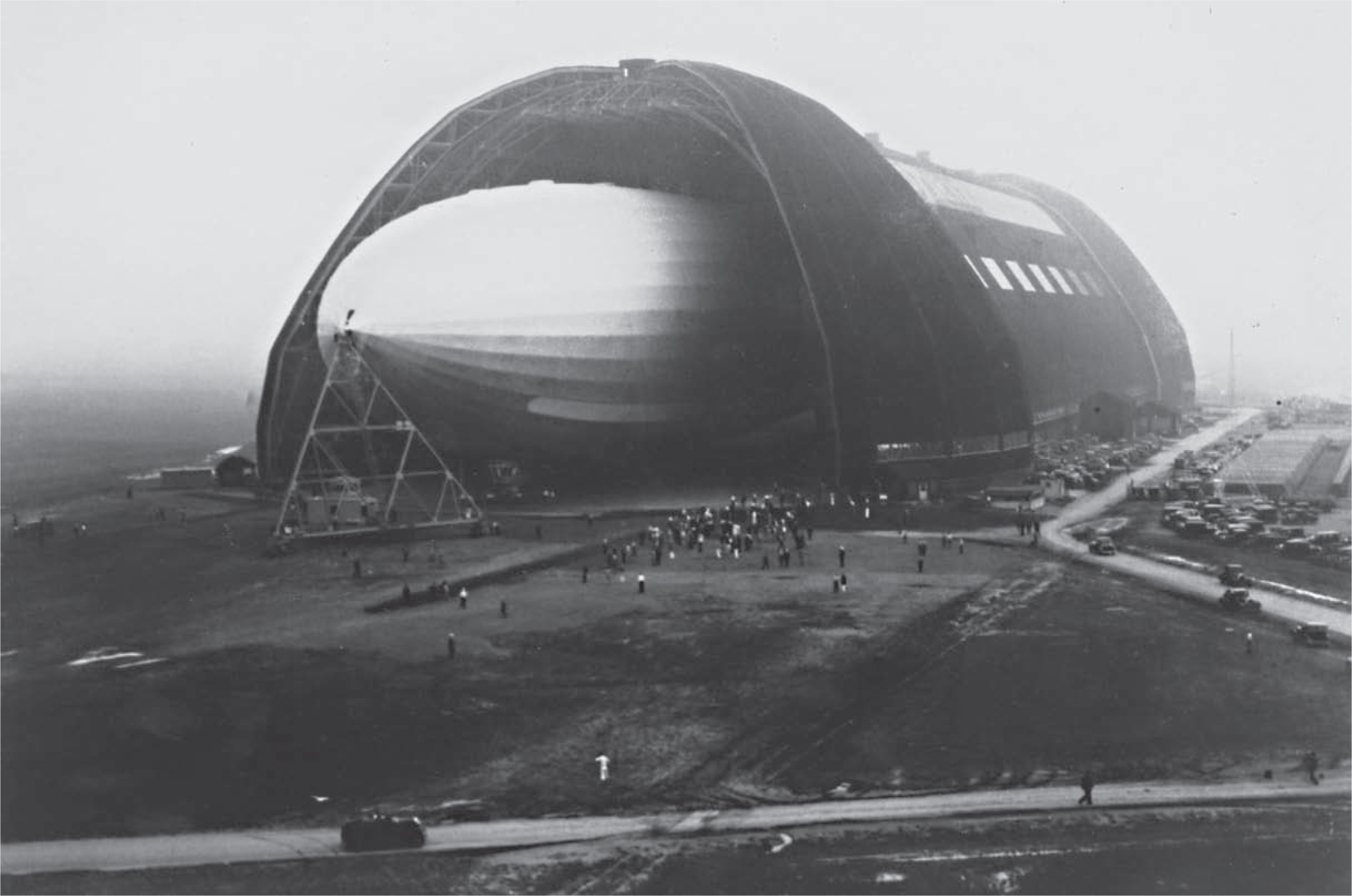 ZRS-4, USS Akron, is...