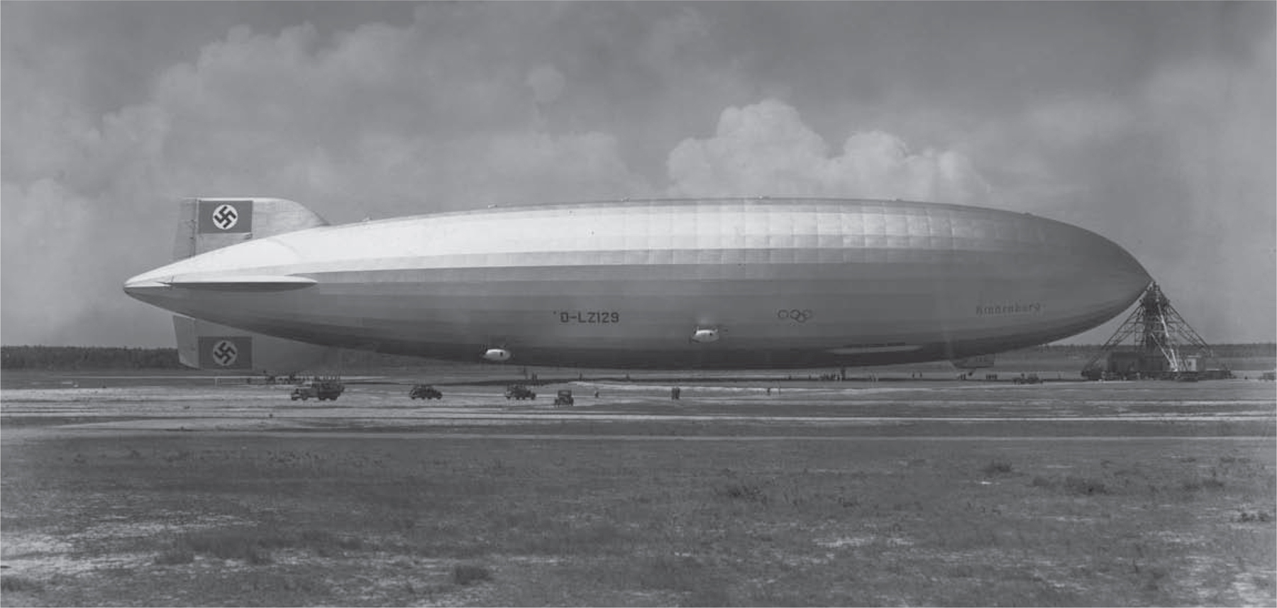 Hindenburg being serviced...