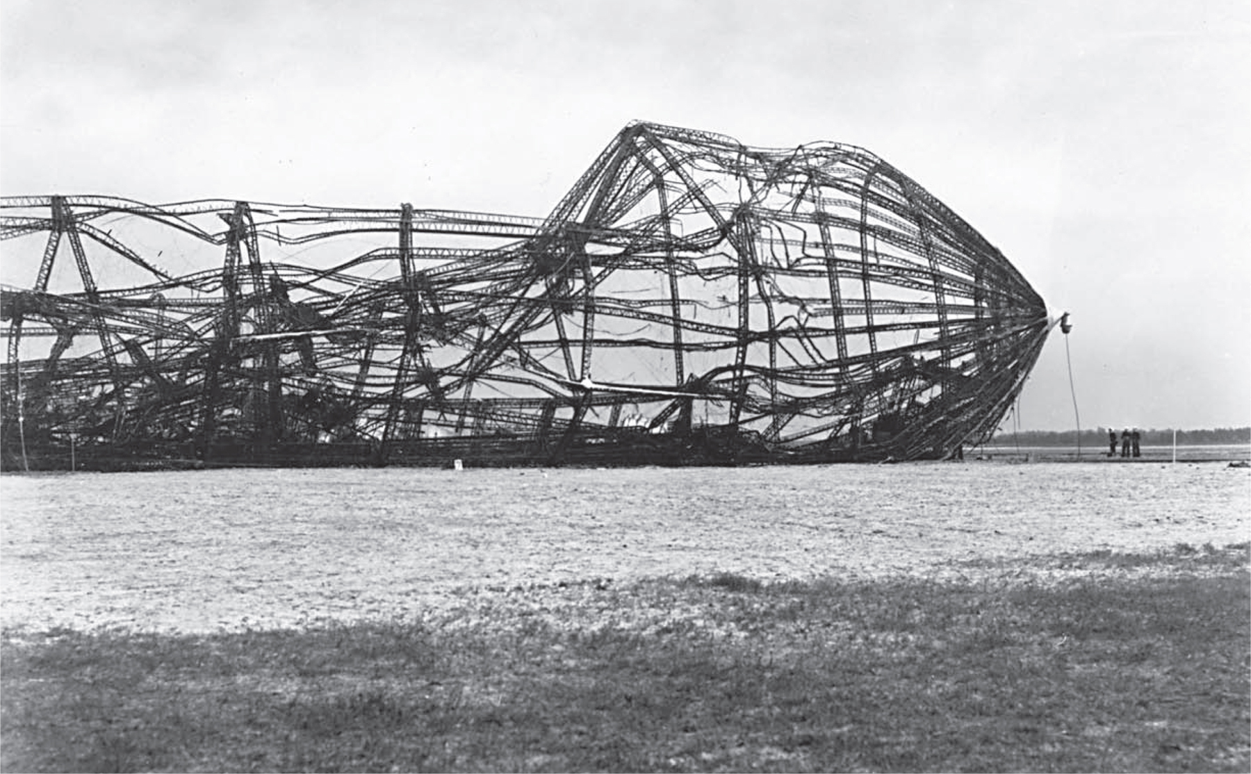 Skeleton of Hindenburg...