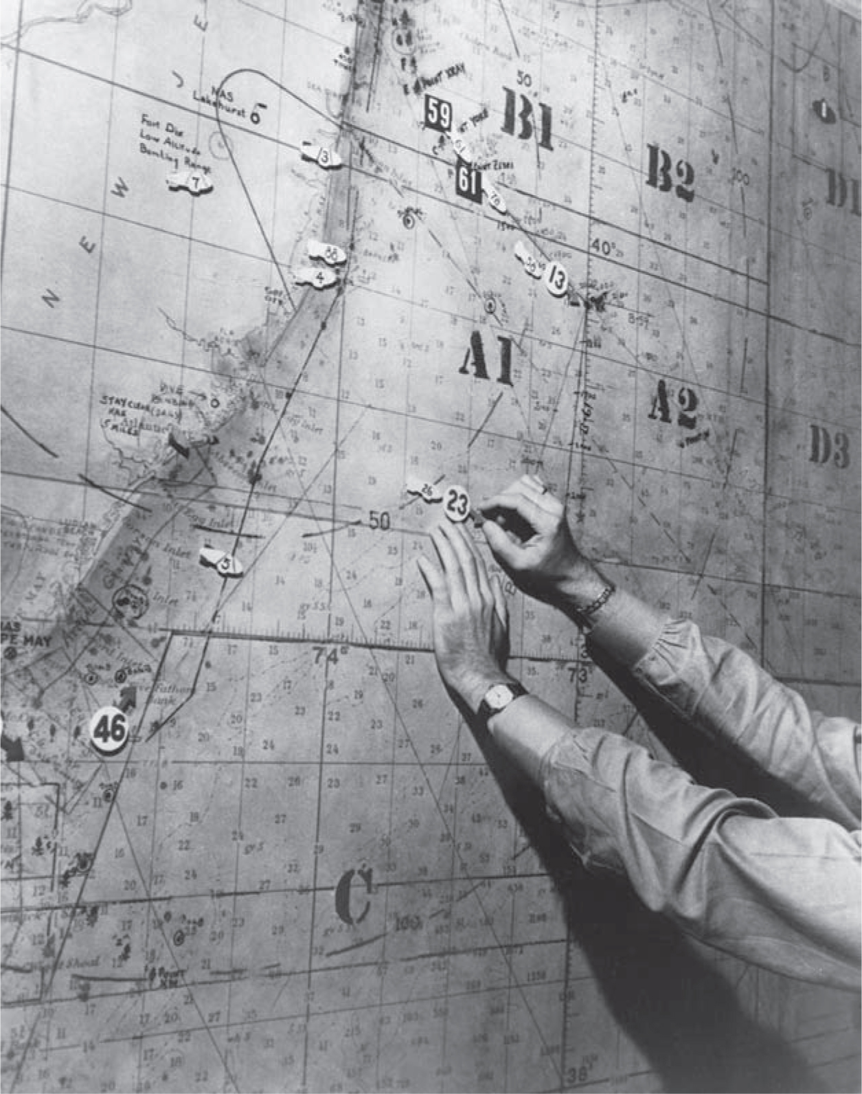 Operating area chart...