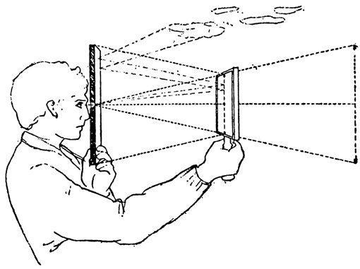 Fig. 4. Reconstitution de la première expérience de Brunelleschi.