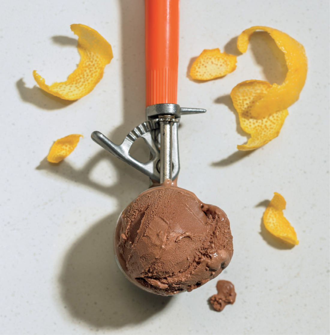 Chocolate Orange Cointreau Ice Cream