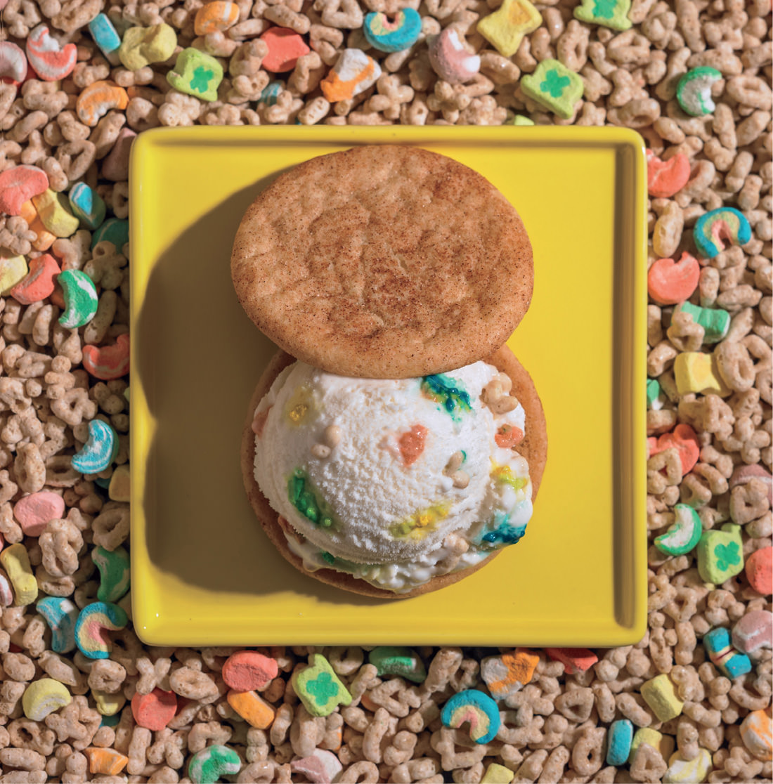 Whiskey Lucky Charms Ice Cream