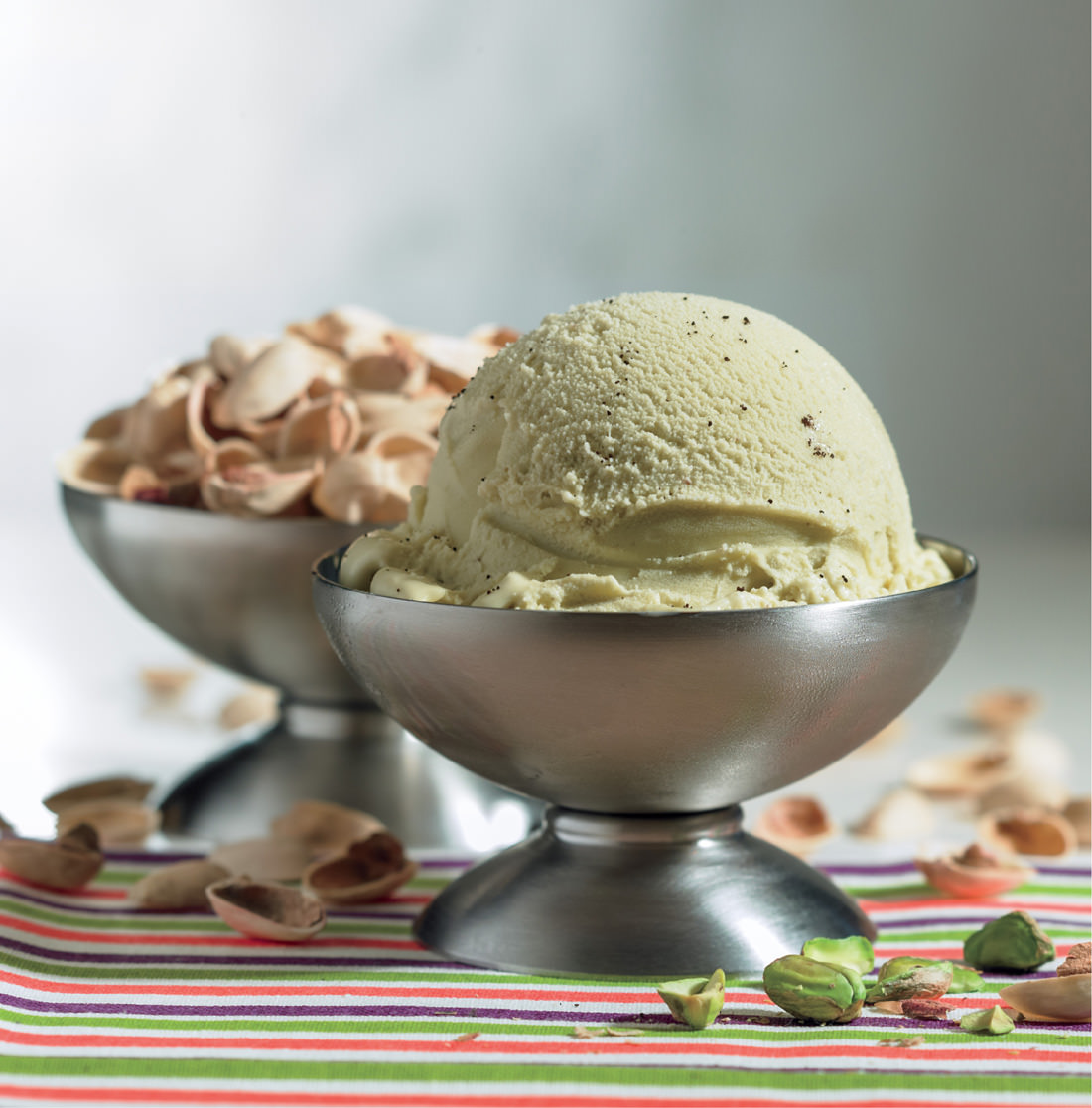 Pistachio Black Truffle Ice Cream