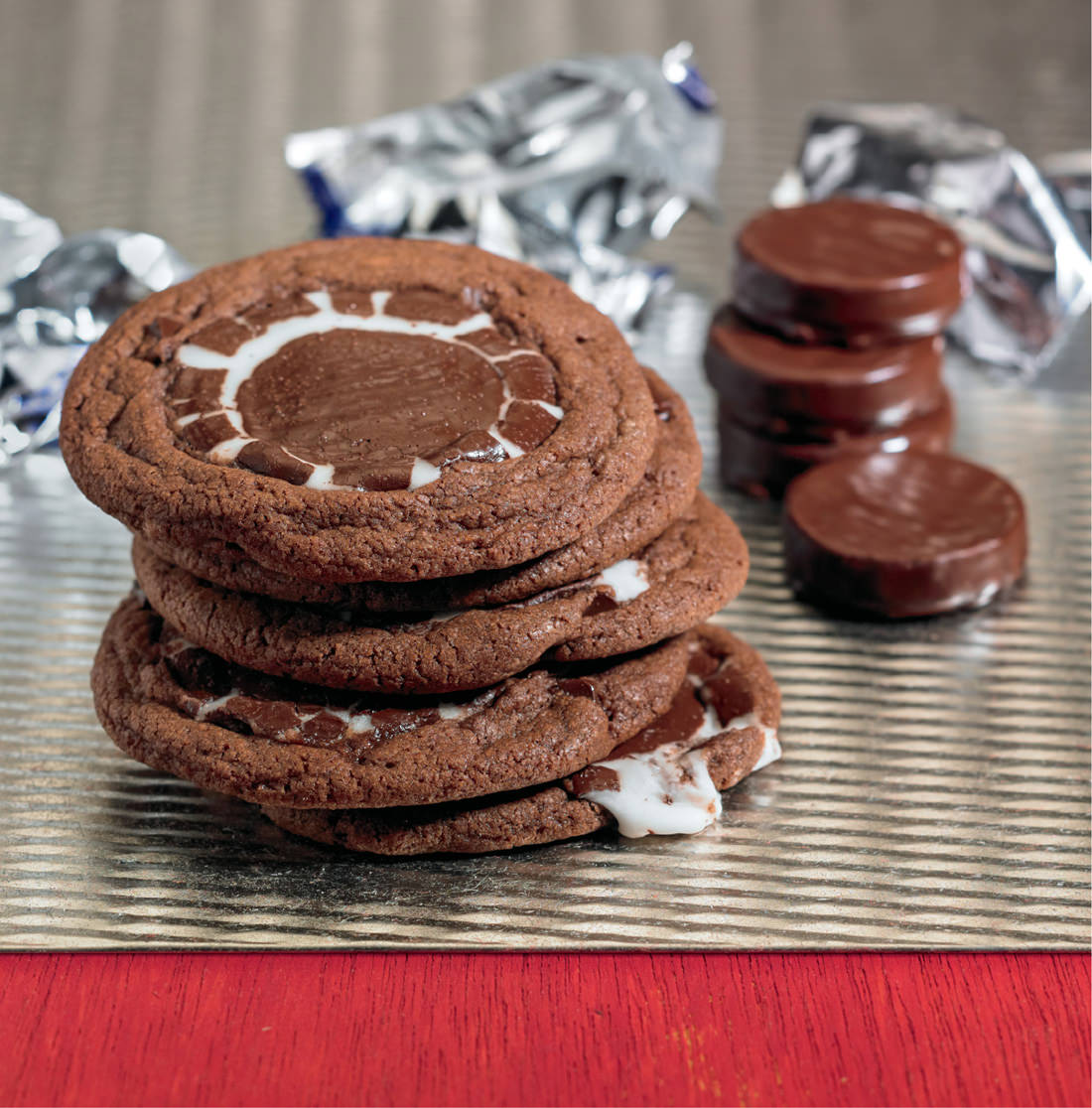 Double Chocolate Peppermint Cookies