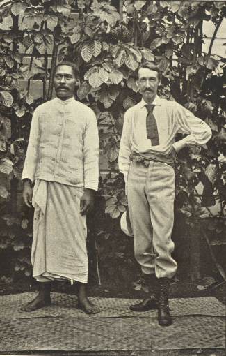 Portrait of R. L. Stevenson with the Native Chief Tui Malealiifano