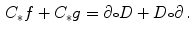 $$\begin{aligned} C_*f+C_*g=\partial {\scriptstyle \circ } D + D{\scriptstyle \circ } \partial \, . \end{aligned}$$