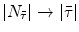 $$|N_{\bar{\tau }}|\rightarrow |\bar{\tau }|$$