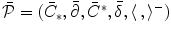 $$\bar{\mathcal P}=(\bar{C}_*,\bar{\partial },\bar{C}^*,\bar{\delta },\langle \, ,\rangle ^-)$$