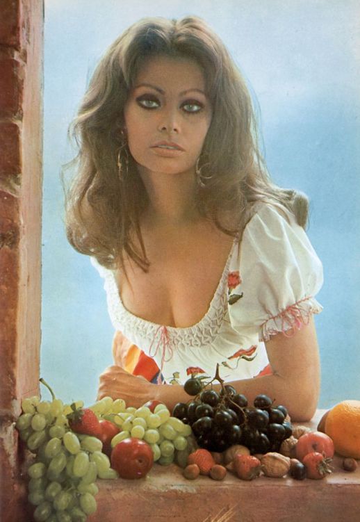 Sophia Loren in cucina