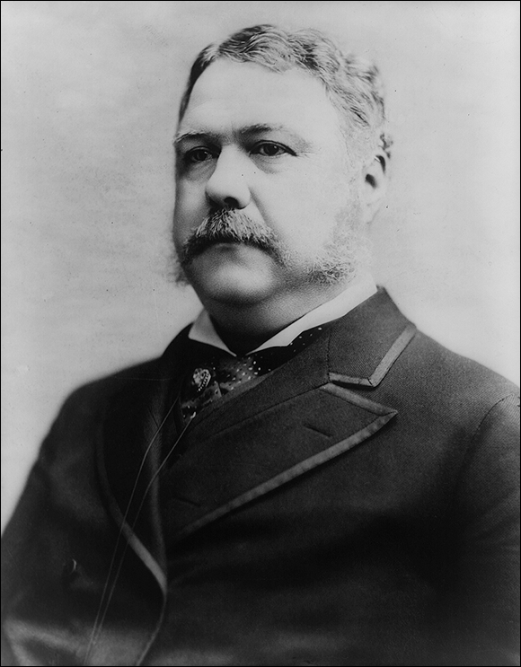 Photo depicts Chester A. Arthur, twenty-first president of the United States.