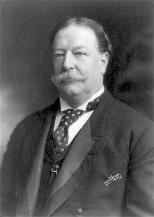 Photo depicts the portrait of William Howard Taft, twenty-seventh president of the United States.