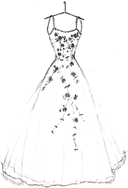 dress sketch