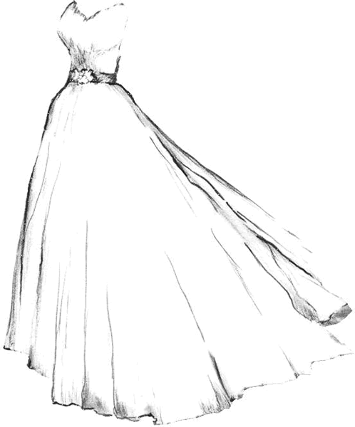 dress sketch