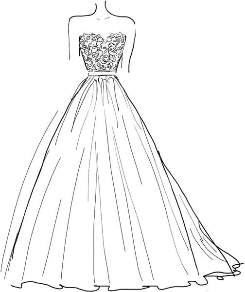 dress sketch