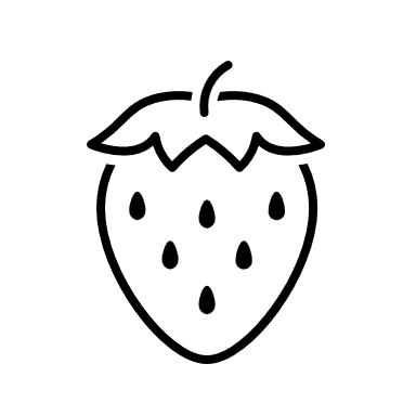 Strawberry outline