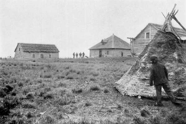 Fort MacPherson, now the most northerly post of the Hudson's Bay Company