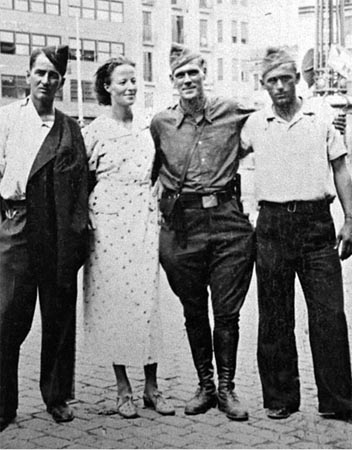 Hjalmar Stridsberg, Kajsa Rothman, Kalle Ernsedt, and Gösta “Göken” Andersson