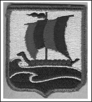 Emblem for the 99th American Infantry Battalion called the “Viking Battalion.”