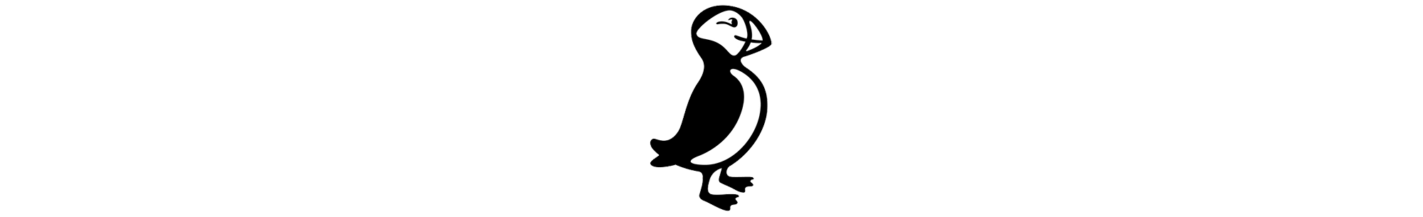 Puffin Walking Logo