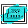 Lexy Timms Logo black aqua