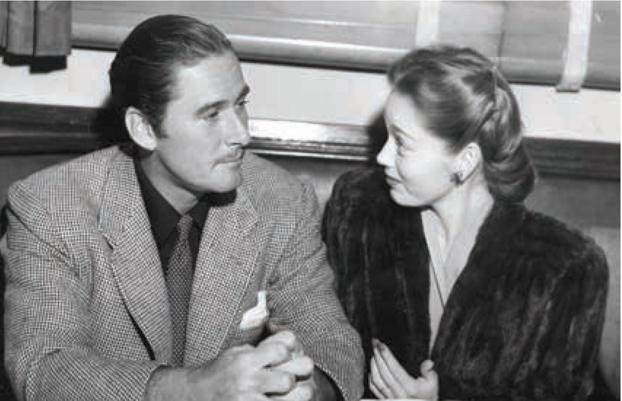 Errol Flynn with Nora ...