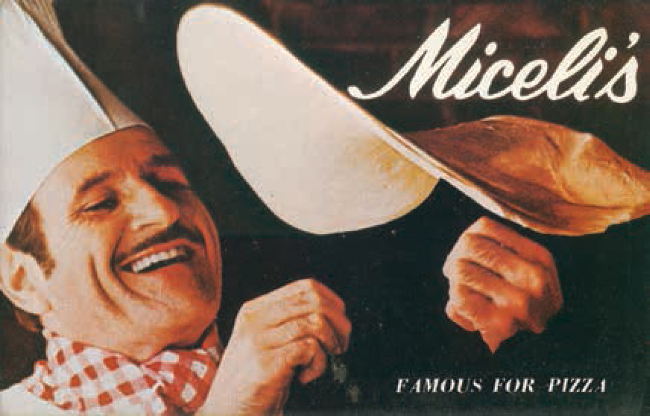 Miceli’s billboard, 1970s.