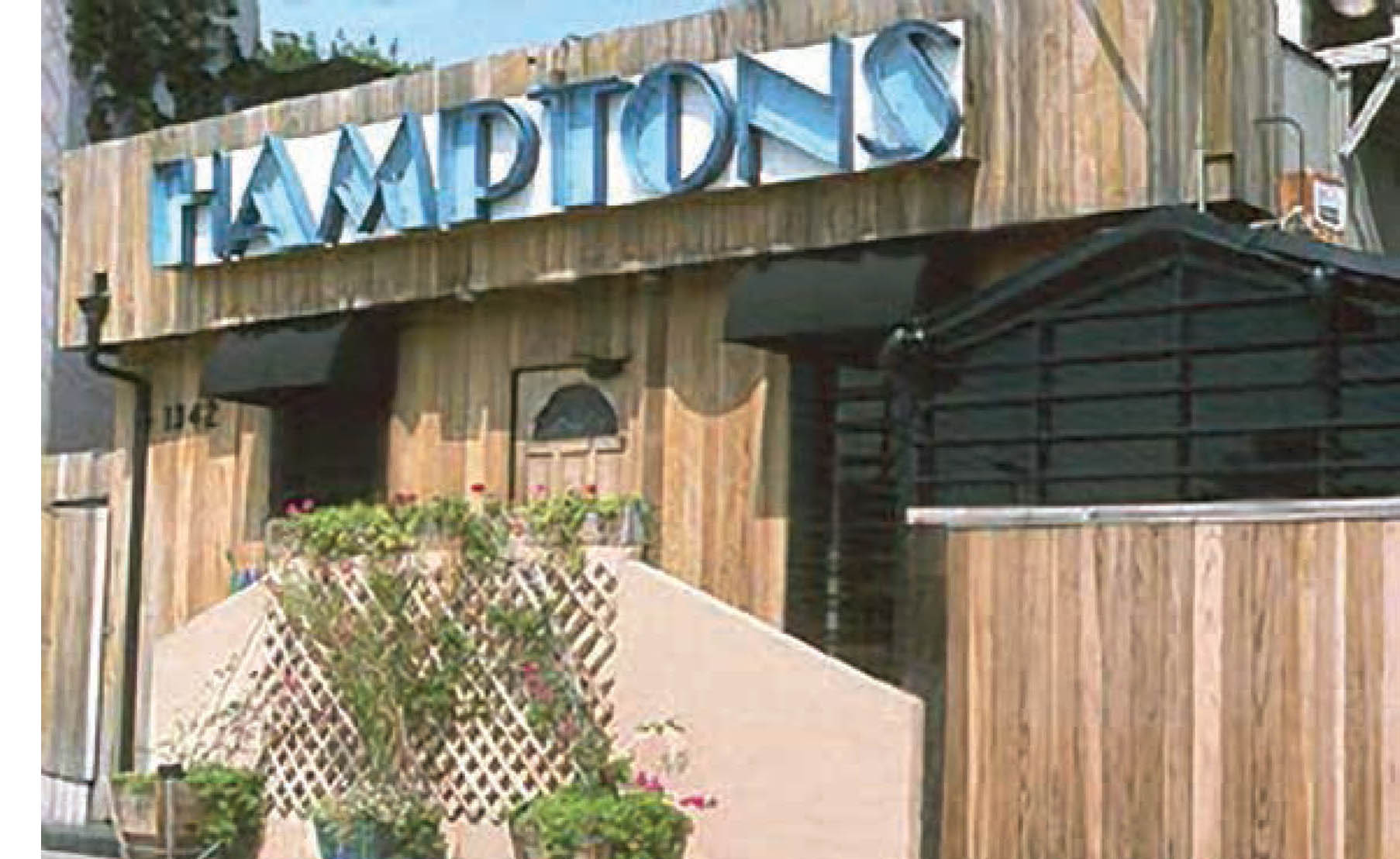 The Hamptons entrance, 1998.