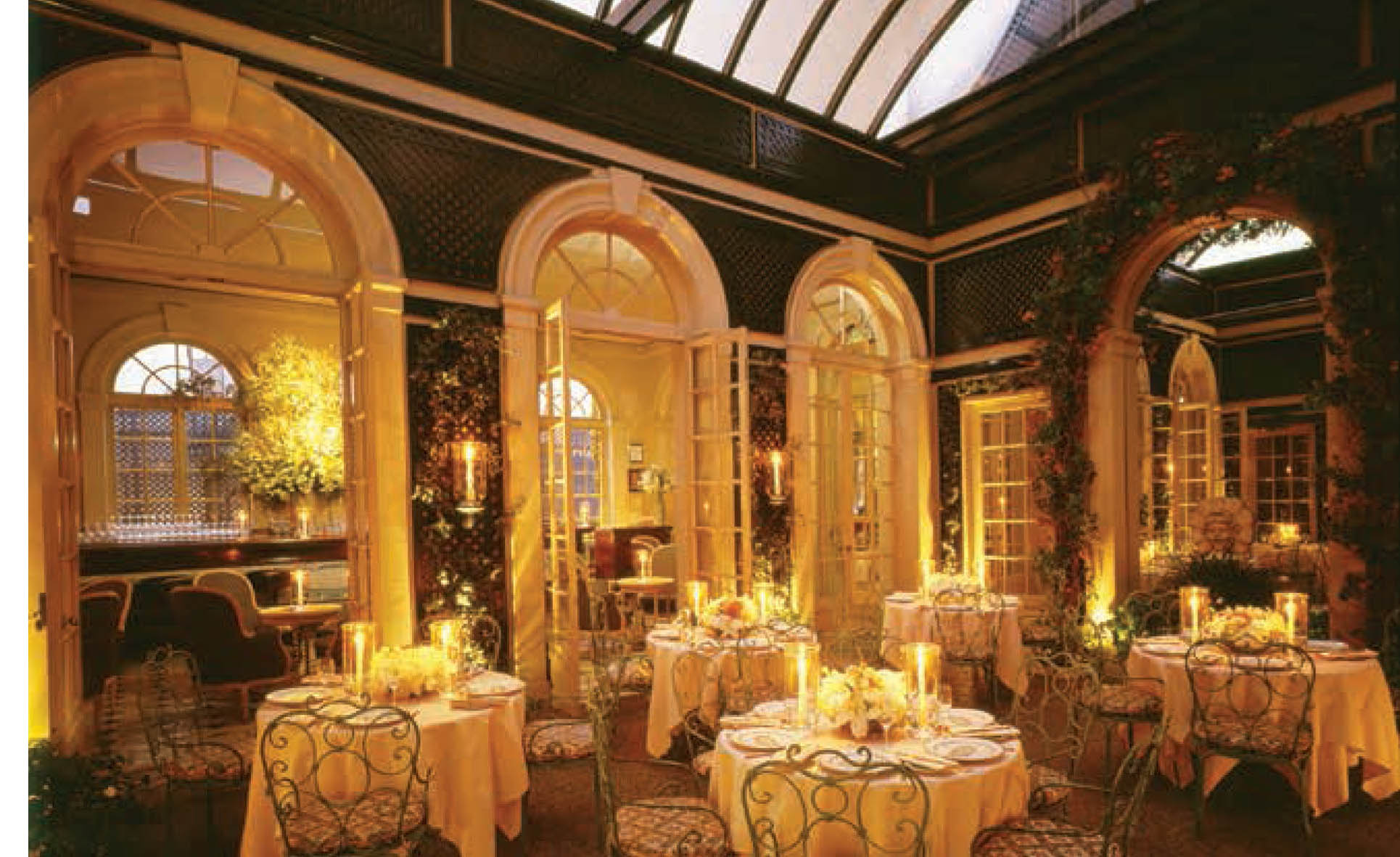 L’Orangerie was known for its elegant ambience.