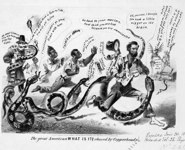 Cartoon protesting General Burnside’s arrest