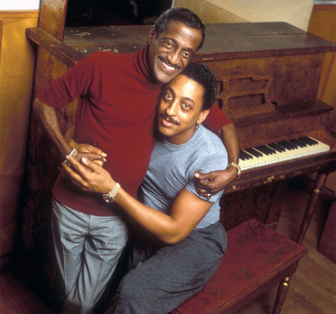 My father and Gregory Hines in a publicity shot for Tap, 1989