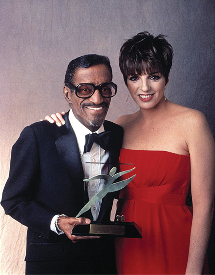 Dad and Liza Minnelli, 1990. He’s holding his American Dance Honor.