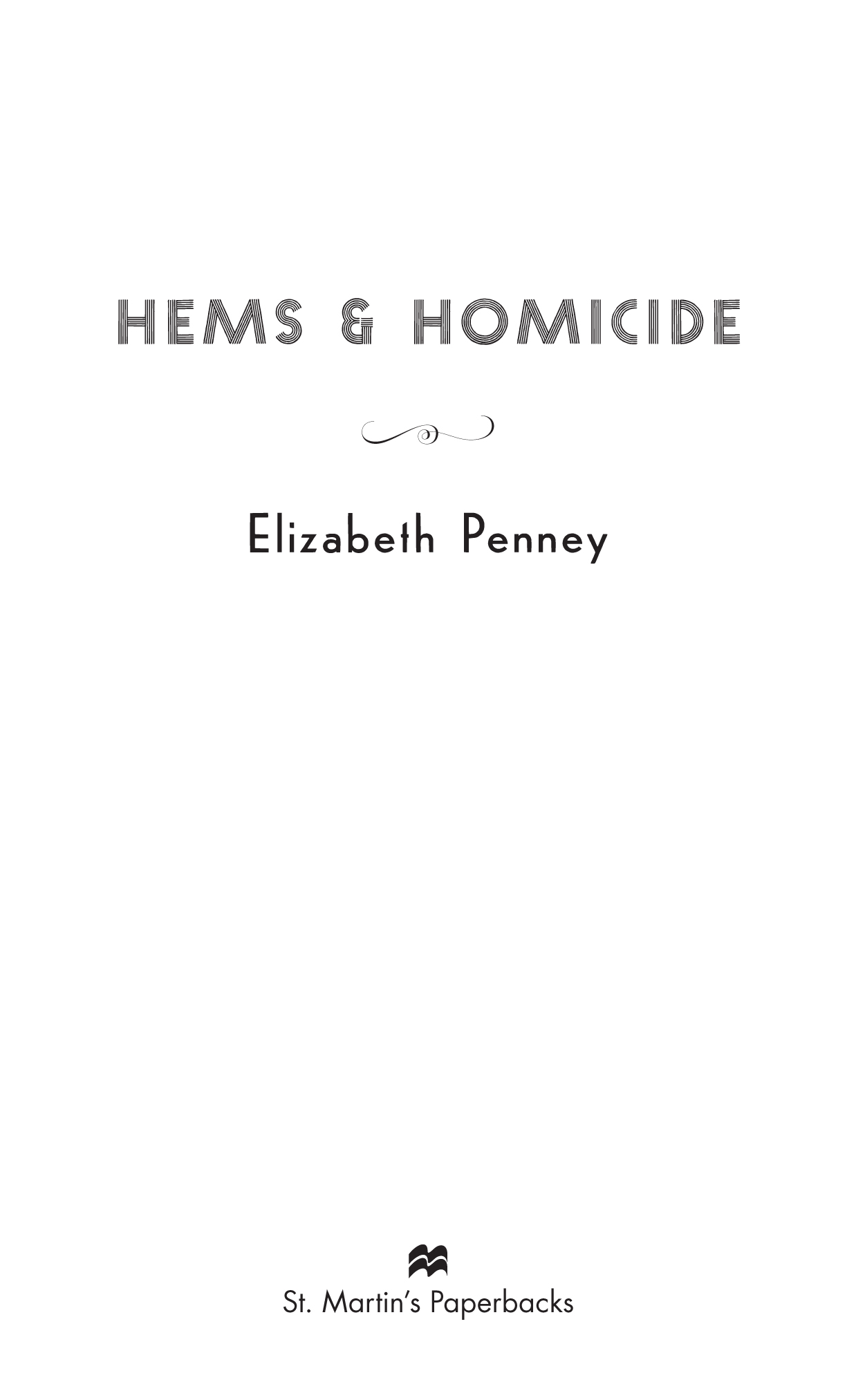 Hems & Homicide by Elizabeth Penney