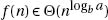 A perfectly balanced, regular multiway (a-way) tree illustrating divide and conquer recurrences